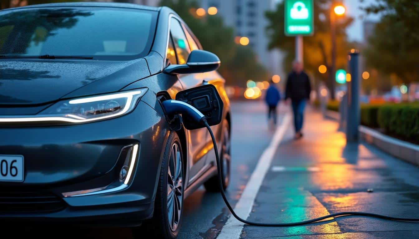 Illustration: Définition et fonctionnement d’une borne de recharge électrique gratuite