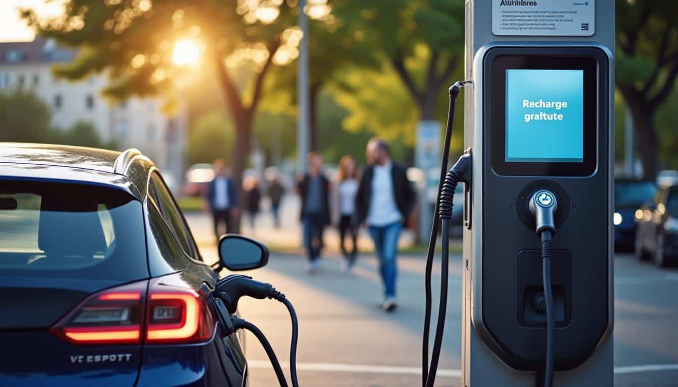 Illustration: Définition et fonctionnement d’une borne électrique gratuite