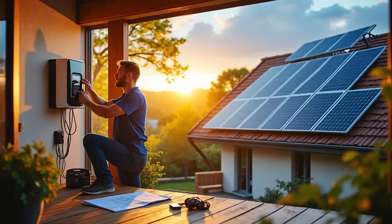 Illustration: Comprendre le principe de brancher un chauffe-eau sur des panneaux photovoltaïques