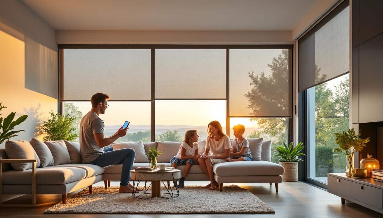 Illustration: Les avantages et solutions de la domotique pour volets roulants