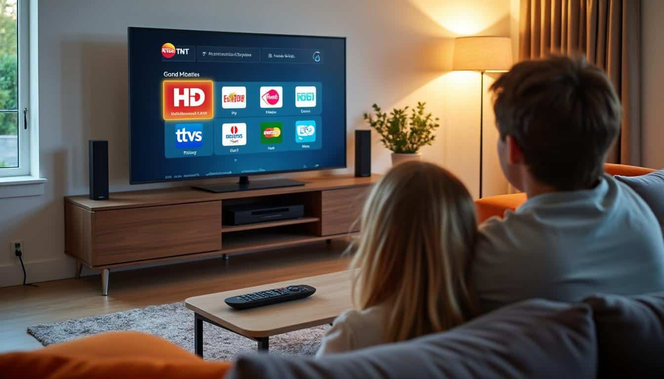 Illustration: Chaînes disponibles et évolutions techniques de la HD TV sur la TNT