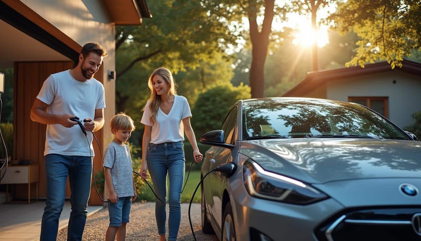 Illustration: Avantages de l’installation d’une borne de recharge à domicile
