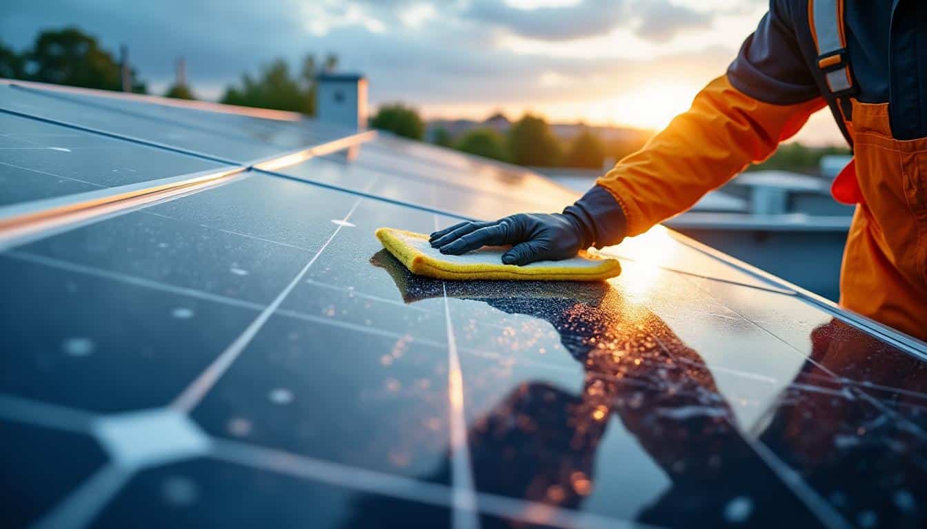 Maintenance des panneaux photovoltaïques : guide complet et conseils