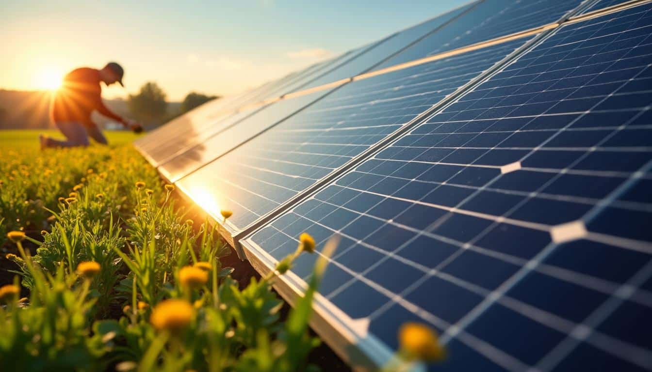 Illustration: Définition et principe de fonctionnement du panneau photovoltaïque bifacial