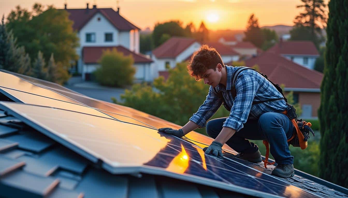 Illustration: Avantages et inconvénients du panneau photovoltaïque bifacial