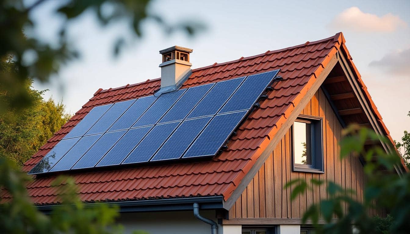 Illustration: Avantages et limites du panneau photovoltaïque rouge : pourquoi le choisir ?