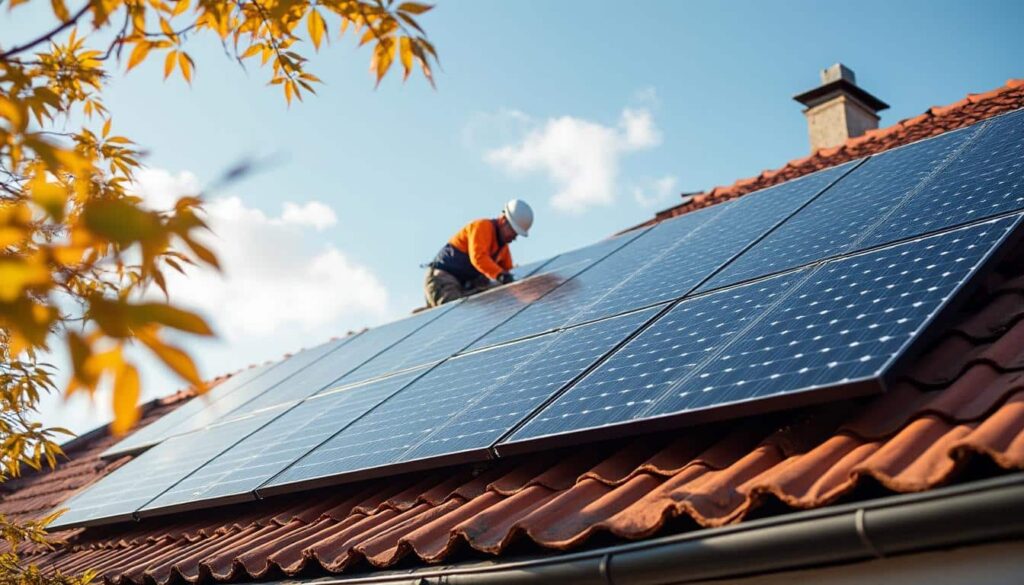 Le panneau photovoltaïque rouge : solution solaire pour toitures en tuile