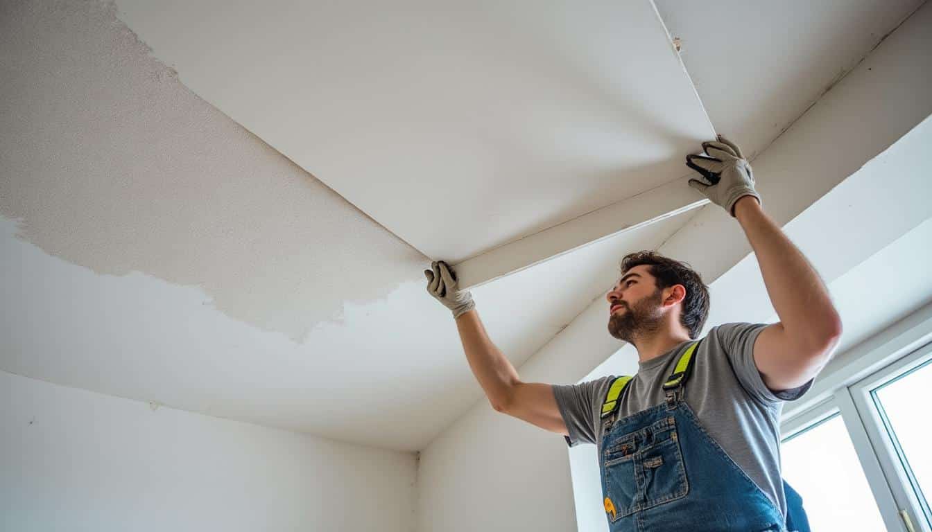 Illustration: Les avantages et inconvénients des plaques d’isolation thermique à coller sur plafond