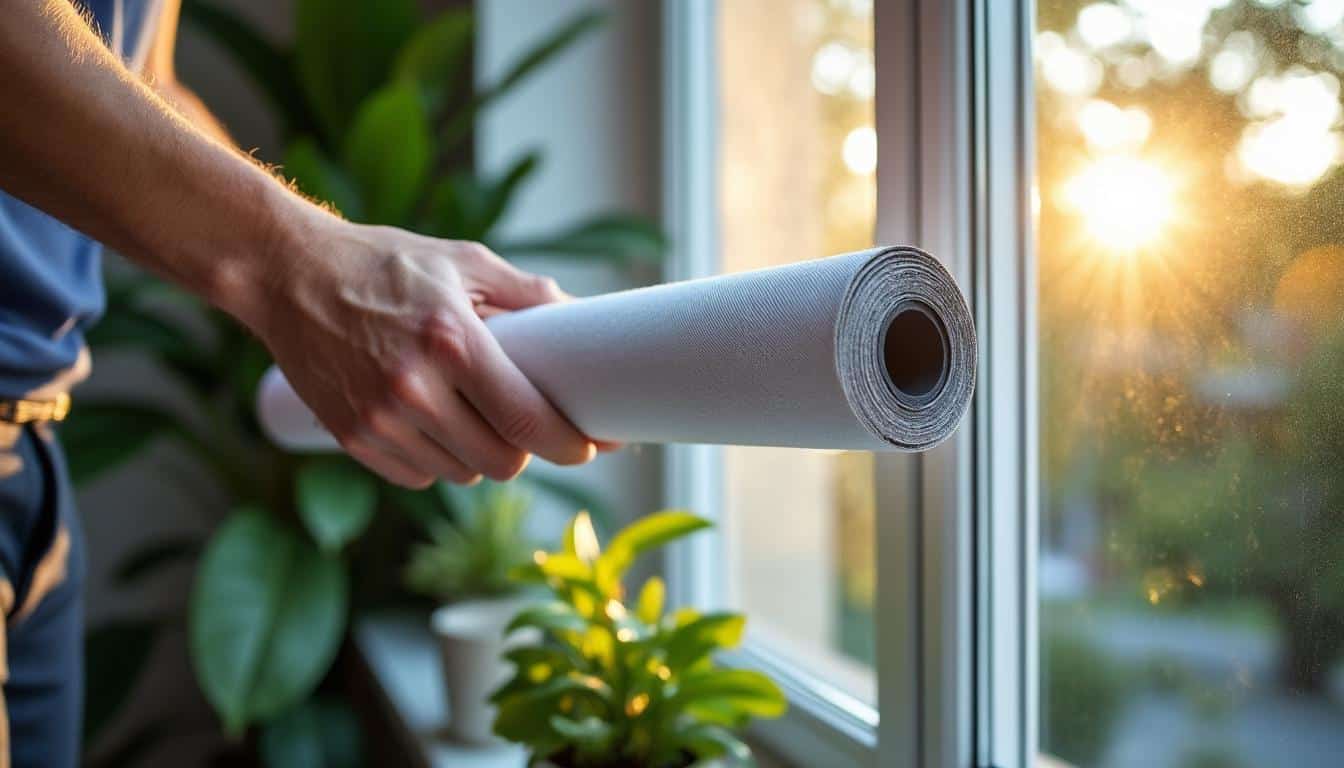 Illustration: Définition et fonctionnement du rouleau isolant thermique pour fenêtre