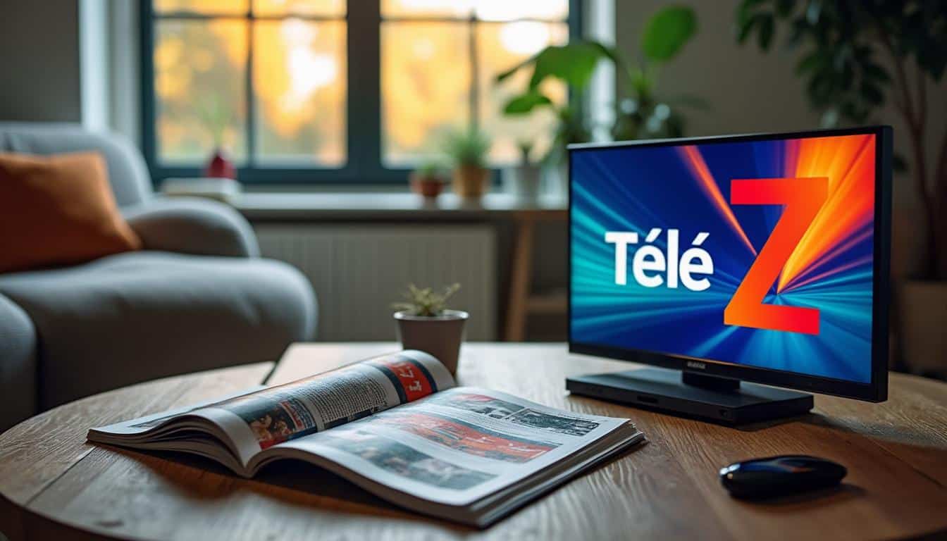 Illustration: Présentation du magazine Télé Z pour la TNT et définition de la télévision numérique terrestre