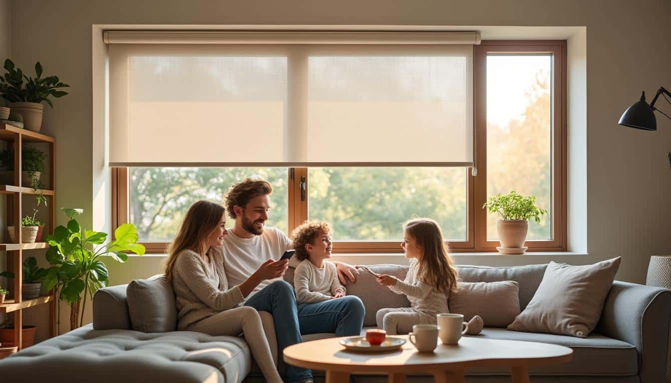 Illustration: Les avantages du volet roulant domotique pour la maison connectée