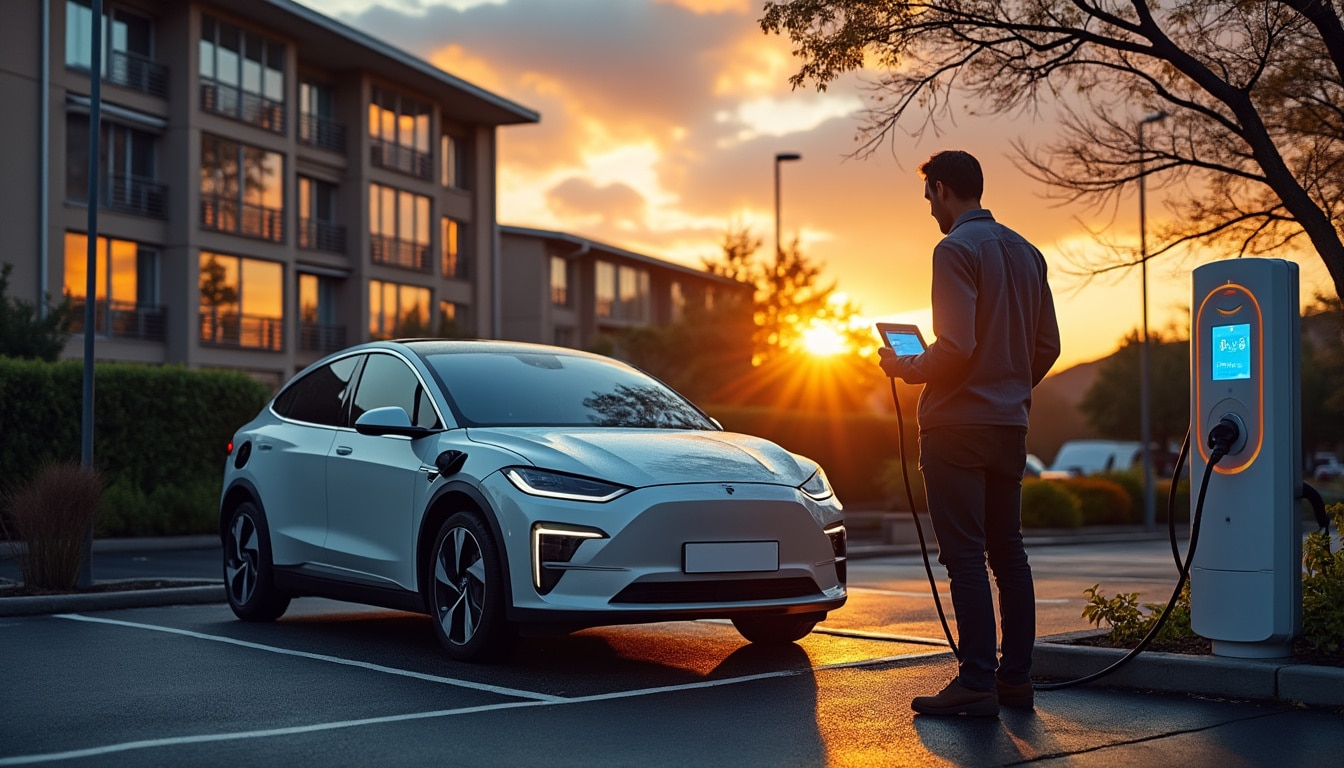 Illustration: Avantages et inconvénients de la recharge solaire pour voiture électrique