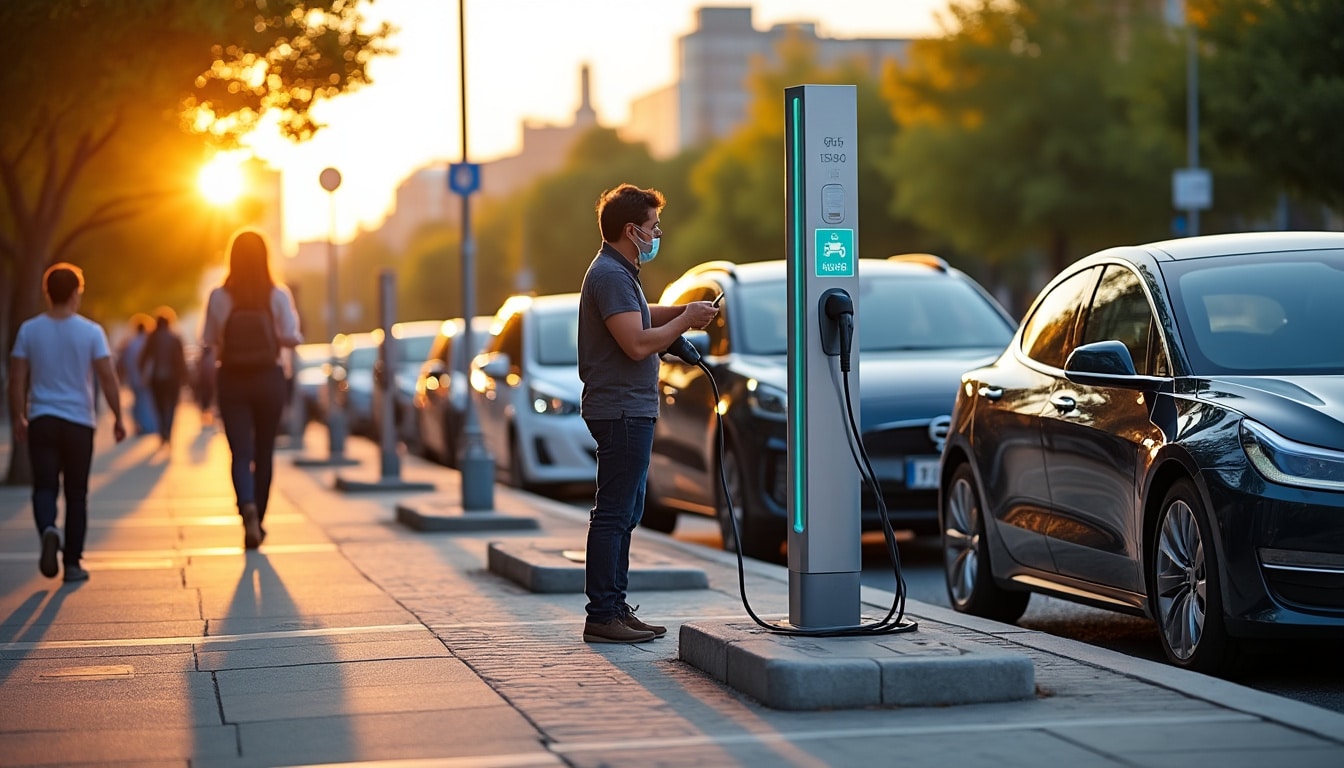Illustration: Les différents types de bornes de recharge électrique publique et leur utilisation