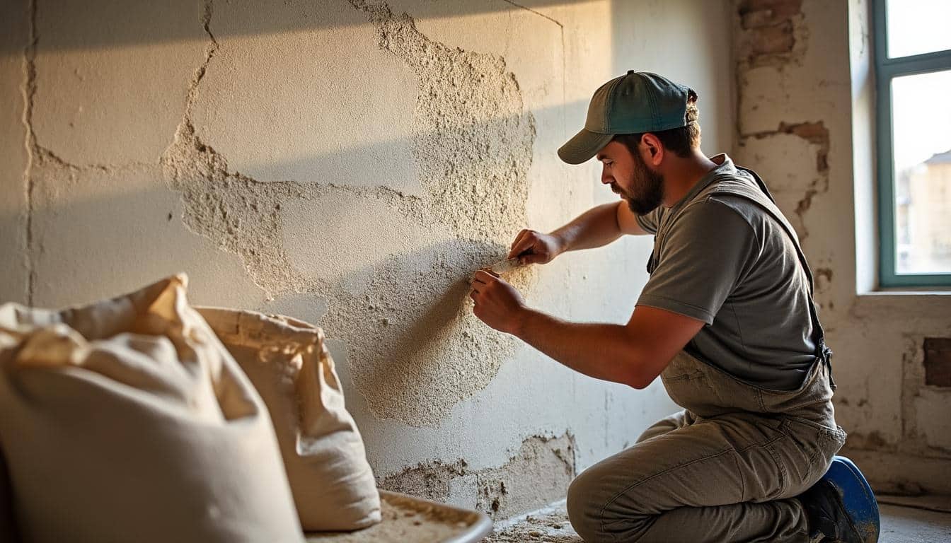 Illustration: Composition, matériaux et types d’enduit intérieur isolant thermique