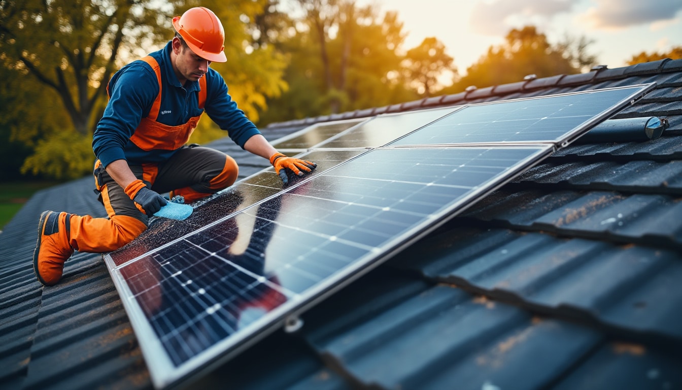 Illustration: Définition et enjeux de l’entretien de panneau photovoltaïque