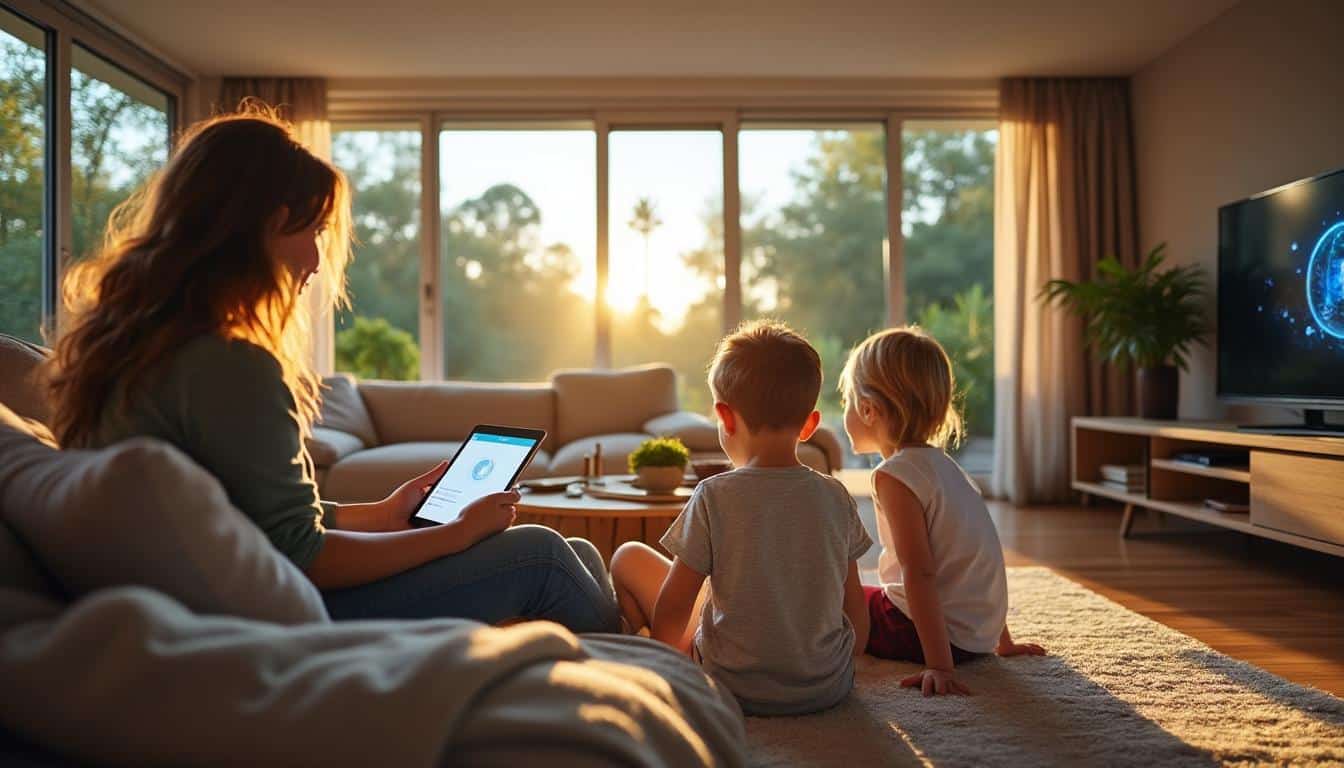 Illustration: Fonctionnement et usages de l’installation domotique dans la maison