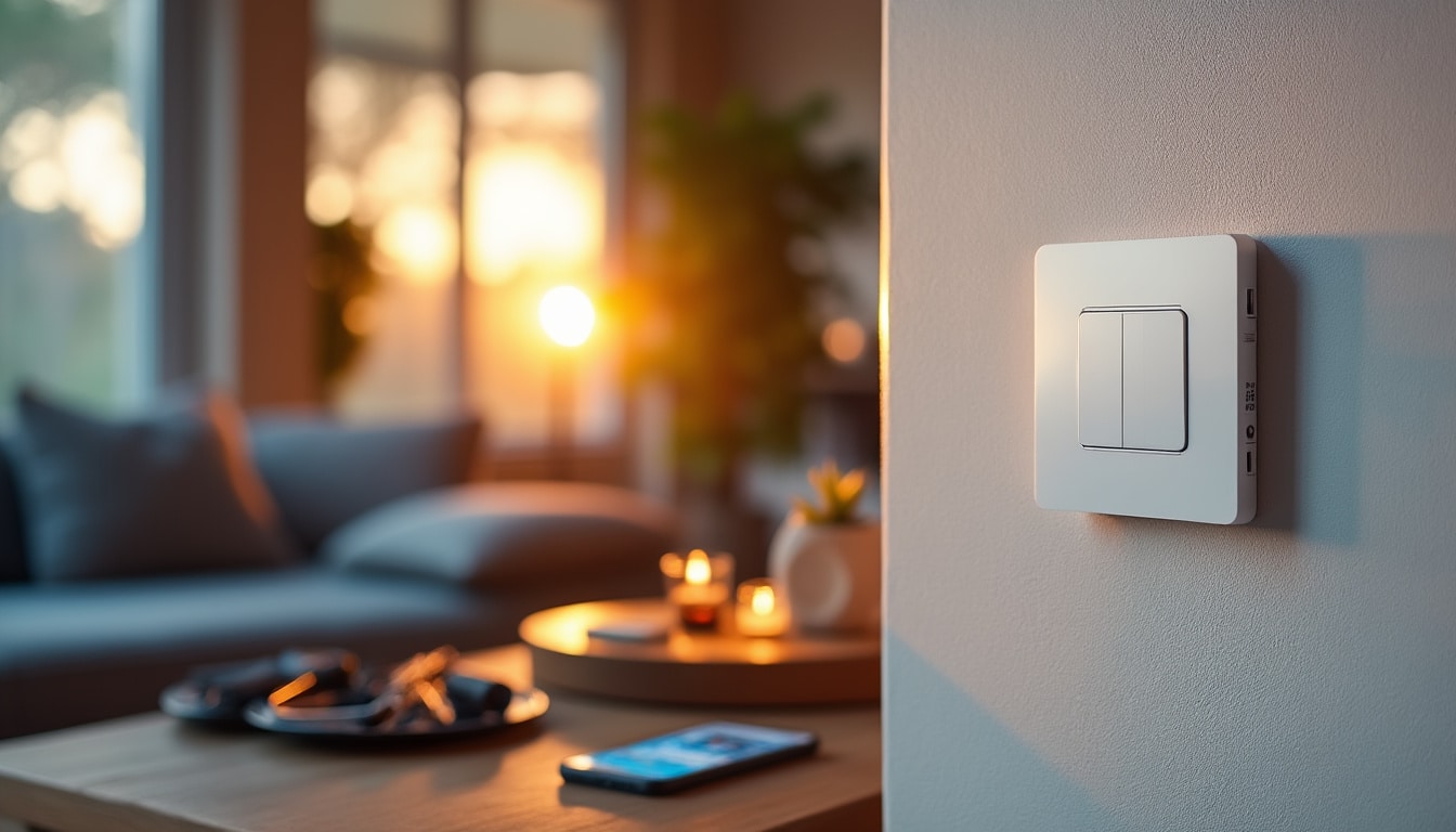 Illustration: Définition de l’interrupteur domotique et principes de fonctionnement