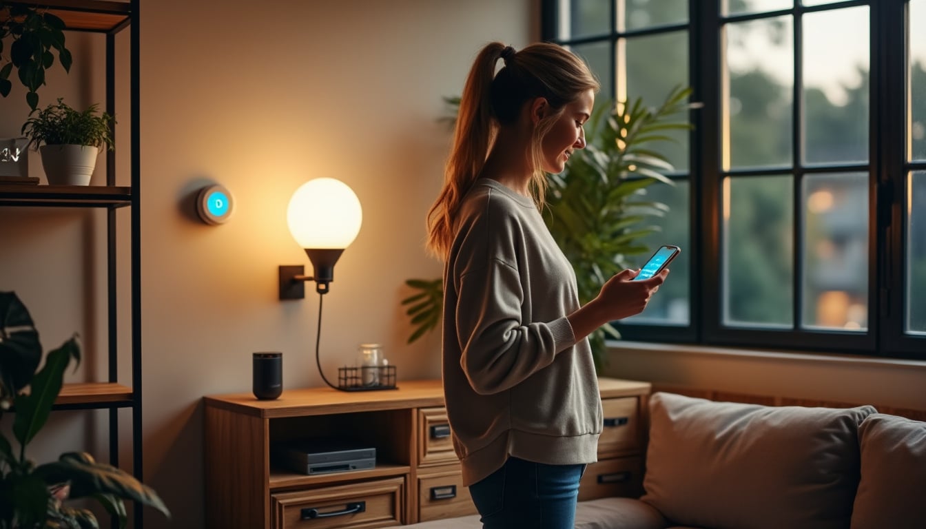 Illustration: Fonctionnement du réseau Zigbee en domotique