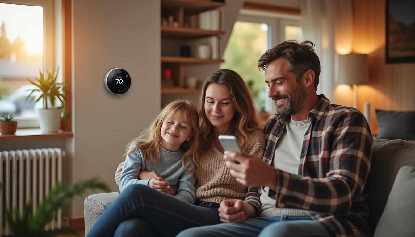 Illustration: Comprendre le fonctionnement de la domotique pour le chauffage à la maison