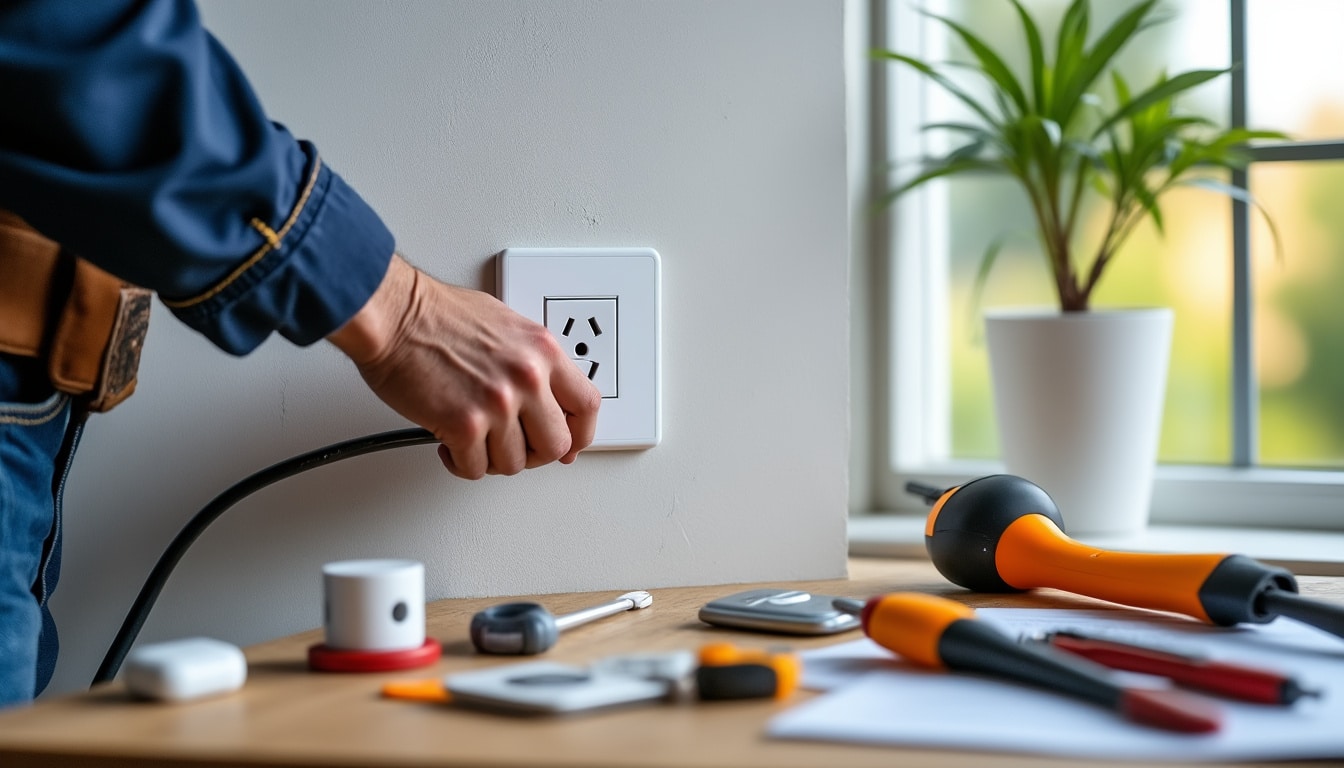 Illustration: Types de prises TNT murales et normes d’installation