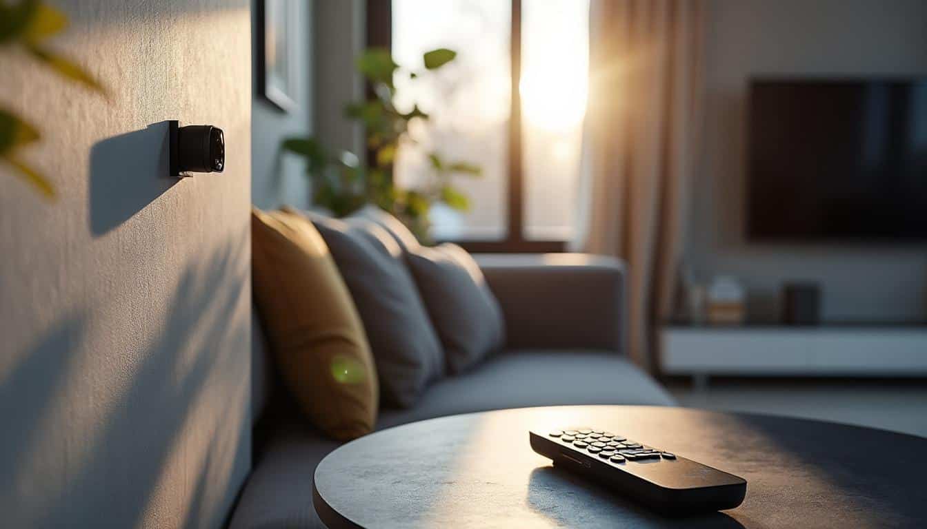 Capteur de présence : configuration de la sensibilité selon la pièce