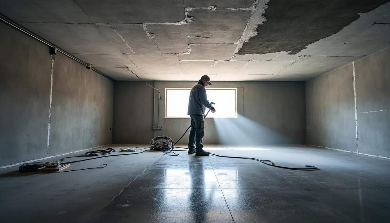 Solutions pour un plafond de garage particulièrement froid