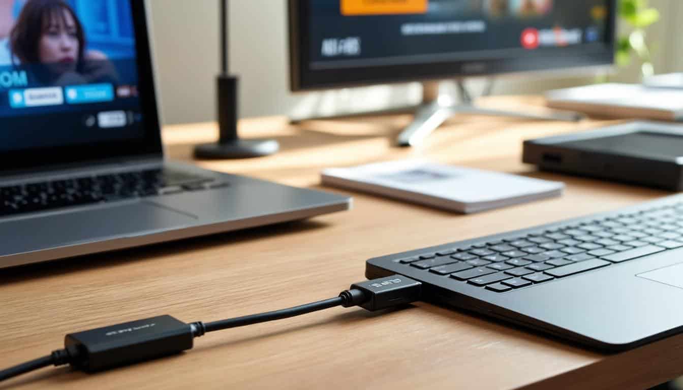 Illustration: Comprendre la clé USB pour la réception de la TNT : caractéristiques et compatibilités