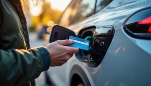 Borne de recharge avec paiement par carte bancaire : simplicité et sécurité