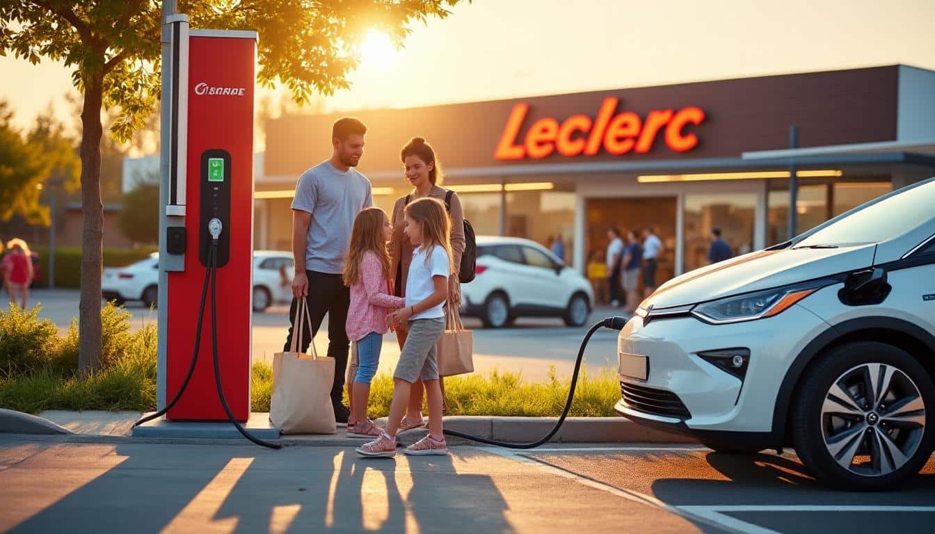 Illustration: Comment l’offre de borne de recharge chez Leclerc facilite votre quotidien