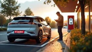 Borne électrique Leclerc : recharge rapide et pratique en magasin