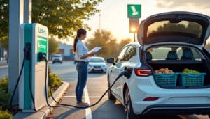 Recharge électrique Leclerc : borne rapide et service simplifié