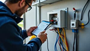 Schéma électrique de la borne de recharge monophasée : guide complet