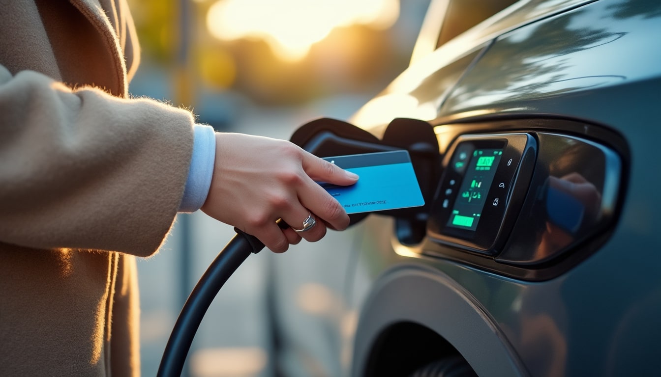 Borne de recharge avec carte bancaire : simplicité et rapidité d’usage