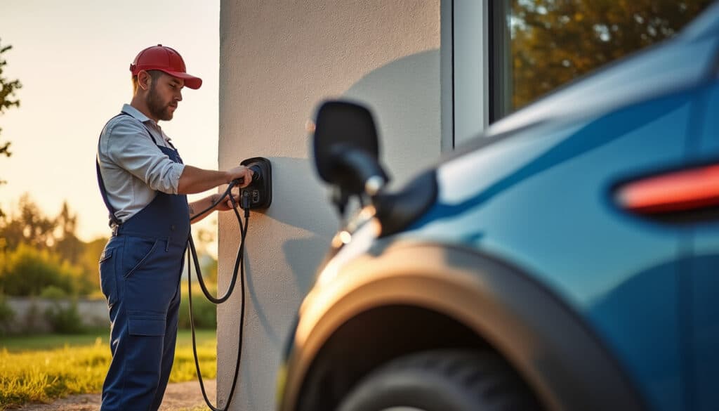 Schéma d’installation de borne de recharge voiture électrique : guide complet